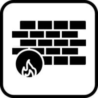 icono de vector de firewall