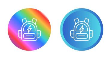 Smart Backpack Vector Icon