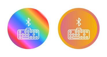 Bluetooth Keyboard Vector Icon
