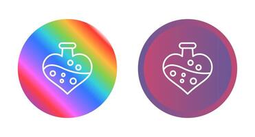 Love potion cocktail Vector Icon