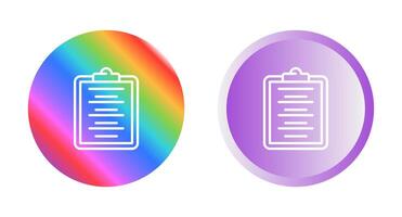 Writing Pad Vector Icon