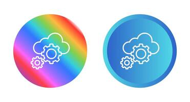 Cloud Orchestration Vector Icon