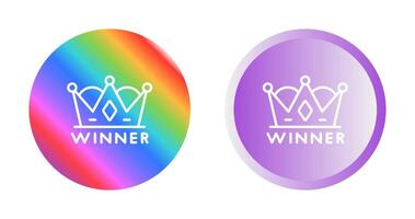 Winner Vector Icon