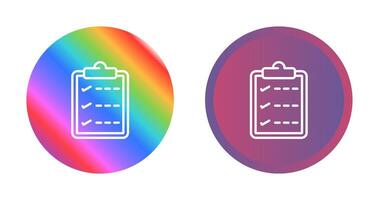 Task list with checkmarks Vector Icon
