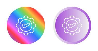 Badge Check Vector Icon