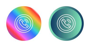 Circle Phone Vector Icon