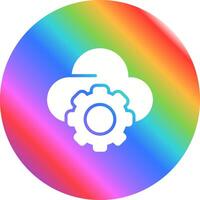 icono de vector de nube