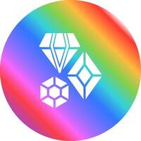 icono de vector de gemas