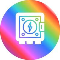 icono de vector de panel eléctrico