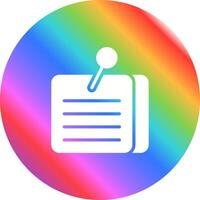 Memo Vector Icon