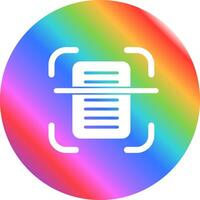 Document Scanning Vector Icon