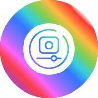 Video Record Circle Vector Icon