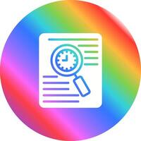 Document Tracking Vector Icon