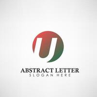 Abstract Letter U Logotype. Suitable For Trademarks, Company Logo, and Other, Vector Illustration