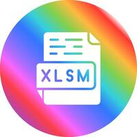 xlsm vector icono