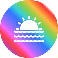 Sunset Vector Icon