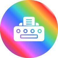 Document Printing Vector Icon