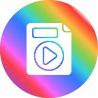 Video File Vector Icon