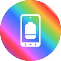 Battery Low Vector Icon