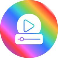 icono de vector de vídeo