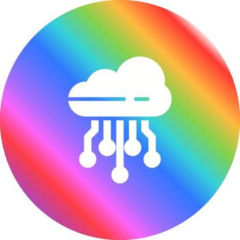 Cloud Computing Vector Icon