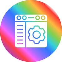 Browser Settings Vector Icon