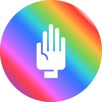 icono de vector de mano