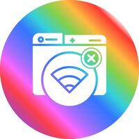Connection Error Vector Icon