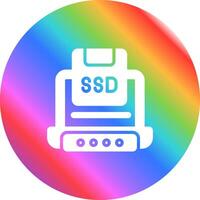 Solid State Drive Vector Icon