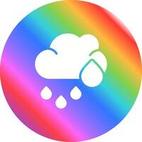 icono de vector de nube