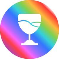 icono de vector de copa de vino