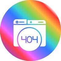 404 Error Vector Icon