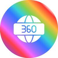 360 Degrees Vector Icon