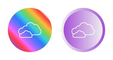 icono de vector de nube