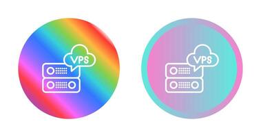 VPS Hosting Vector Icon