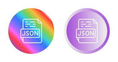 json vector icono