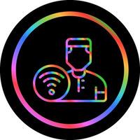 Wifi User Vector Icon