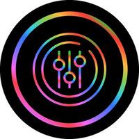 Audio Equalizer Circle Vector Icon