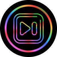 Next Track Square Vector Icon