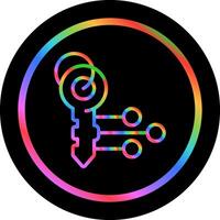 Electronic Key Vector Icon