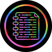 Note Page Vector Icon