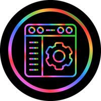 Browser Settings Vector Icon