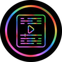 icono de vector de vídeo