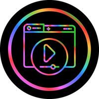 Video Player Vector Icon