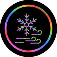 icono de vector de copo de nieve