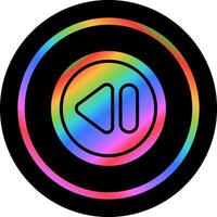 Rewind Button Vector Icon