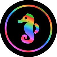 Seahorse Vector Icon