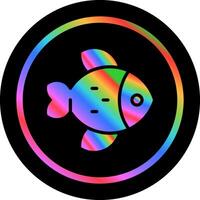 icono de vector de pescado