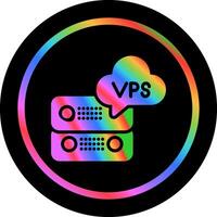 VPS Hosting Vector Icon