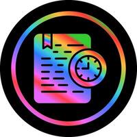 Document Expiration Vector Icon